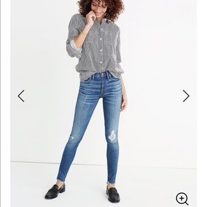 Madewell 9” High-Rise Distressed